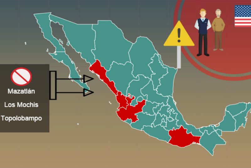 EU recomienda a sus ciudadanos evitar cinco estados en México