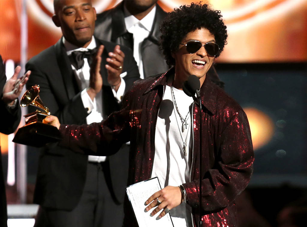 Bruno Mars, el gran triunfador en los Grammy