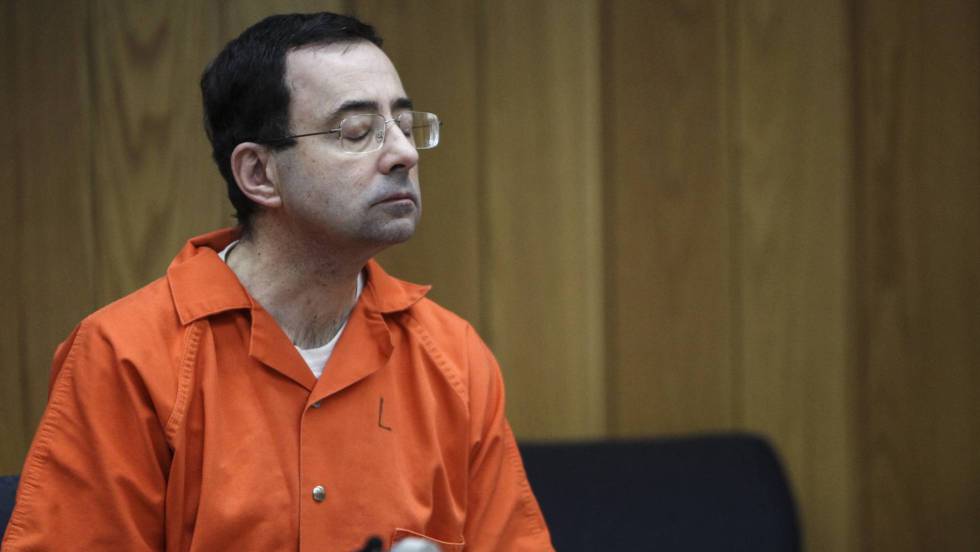 Larry Nassar recibe su tercera sentencia por abuso sexual a gimnastas