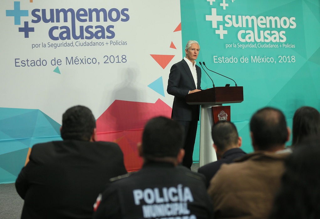 Trabajamos sin descanso y sin escatimar recursos para dar más seguridad a los mexiquenses: Alfredo del Mazo