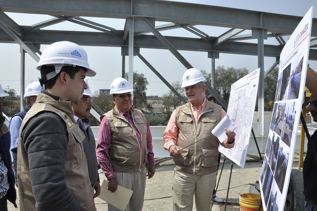 Registra línea metropolitana de agua potable avance físico del 98%