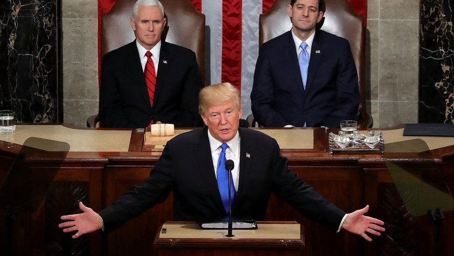 Trump y una nueva mentira: su discurso no rompió récord de audiencia