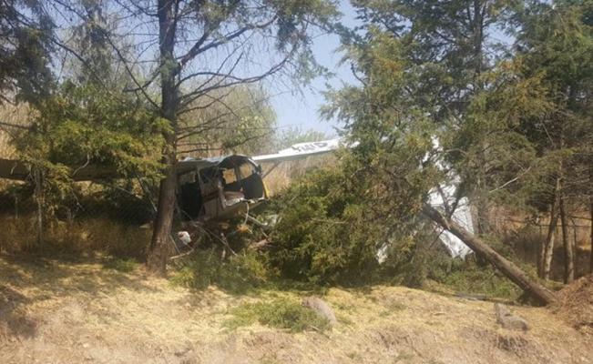 Se desploma avioneta en Atizapán