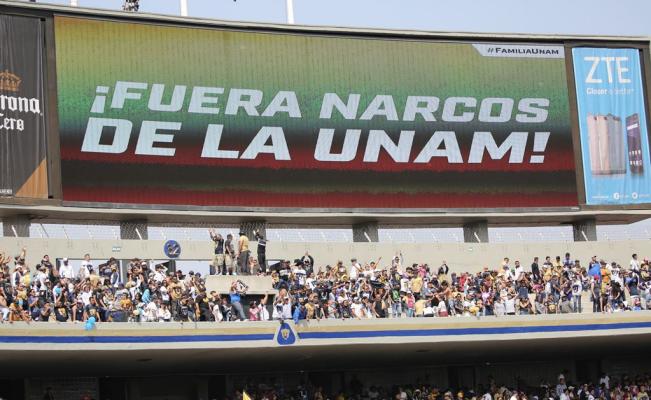 Jugadores de Pumas rechazaron usar manta contra ‘narco’