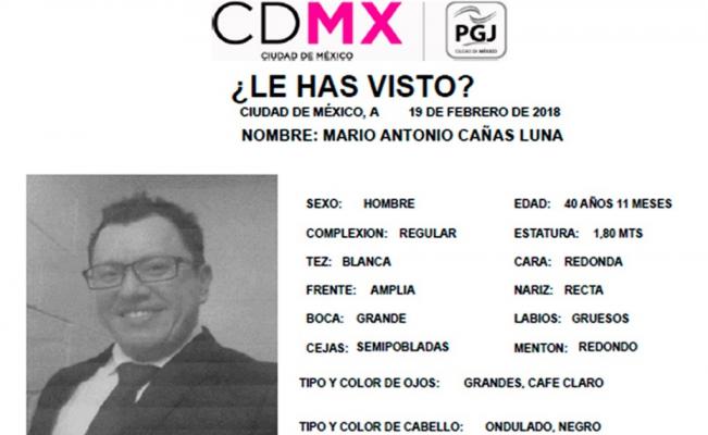 Localizan con vida al periodista Mario Cañas desaparecido en la CDMX
