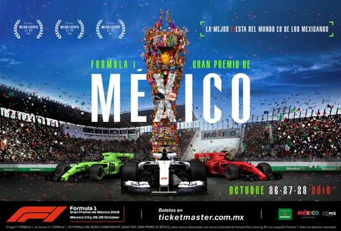 Conoce el cartel oficial del Gran Premio de México 2018