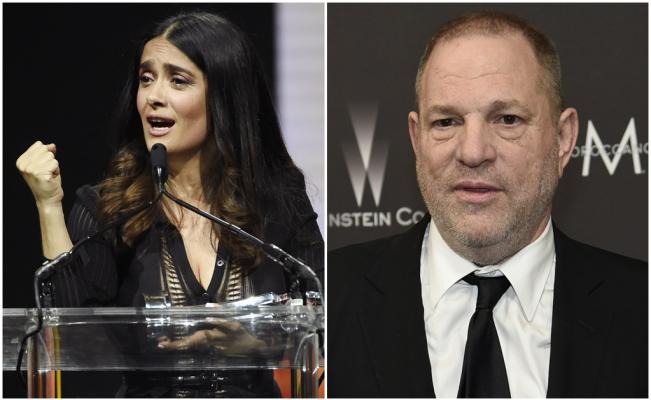 Weinstein amenazó con romperme las rodillas: Salma Hayek