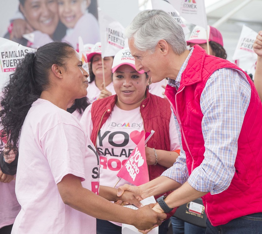 Con Salario Rosa se brindan más posibilidades de superación y crecimiento personal a mujeres mexiquenses: Alfredo del Mazo
