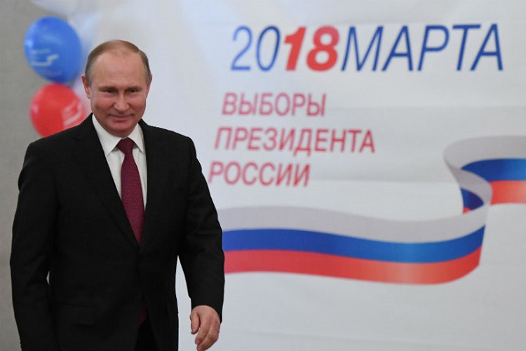 Putin obtiene el 71.97% de los votos, según primeros resultados oficiales