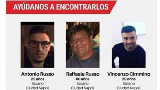Italia enviará policías para hallar a napolitanos desaparecidos en Jalisco