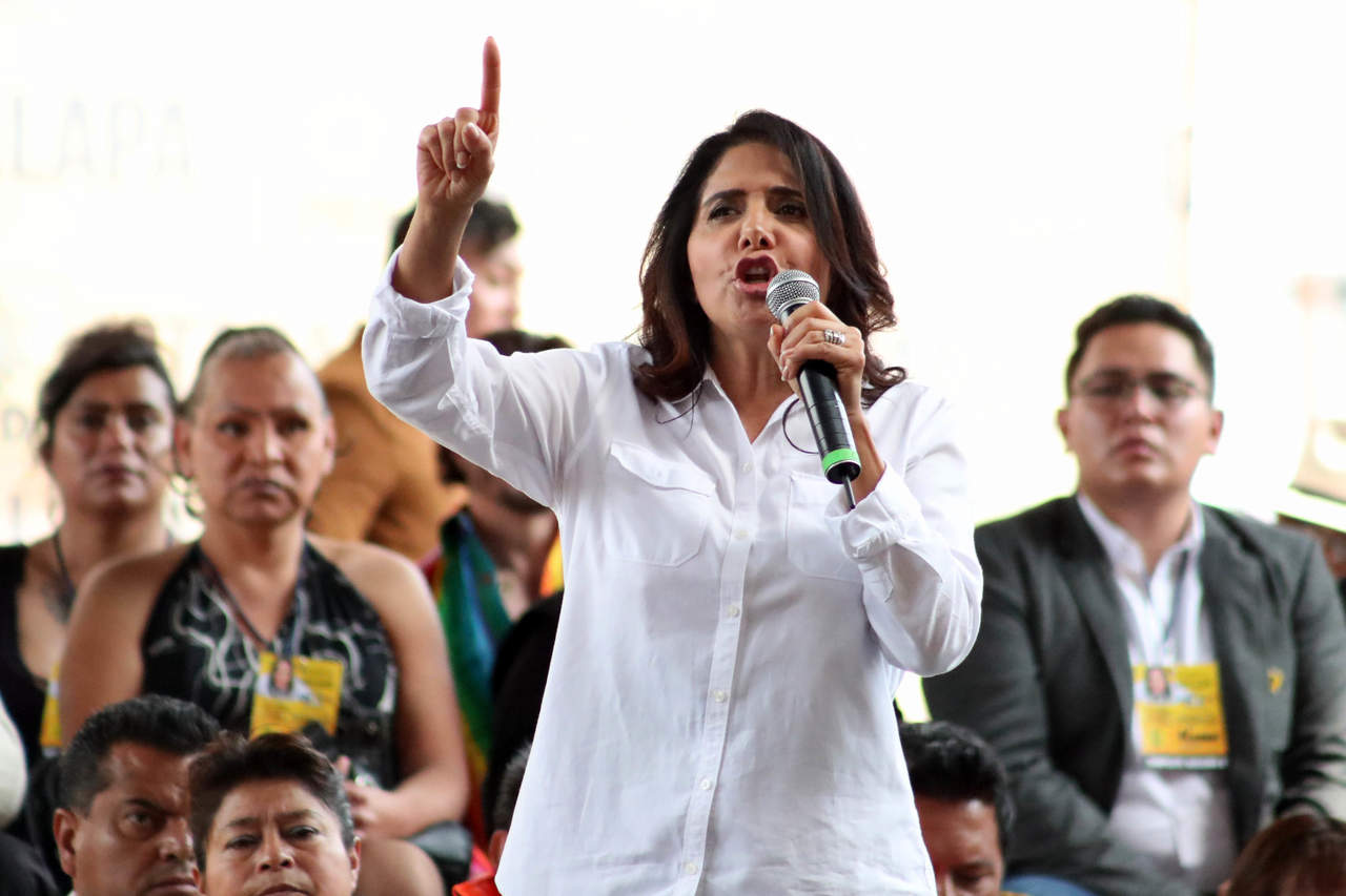 Reitera Alejandra Barrales que su candidatura no fue por “dedazo”