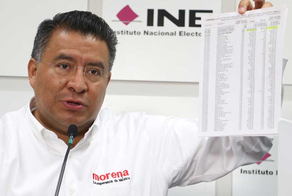 Morena exige al INE cese reparto de Salario Rosa en eventos masivos en Edomex y Chiapas
