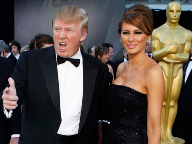 Trump se burla de bajo rating del Oscar; Jimmy Kimmel le responde