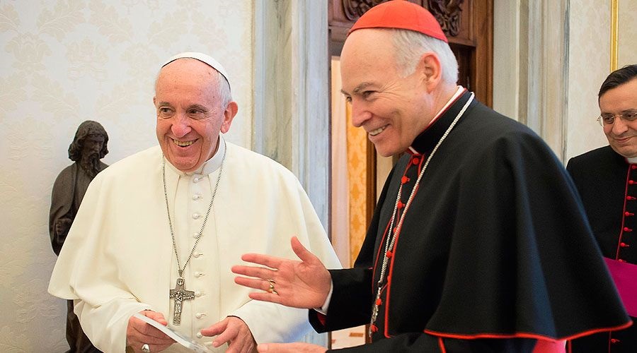 Papa Francisco y Cardenal Aguiar Retes abordan retos de la Iglesia en México