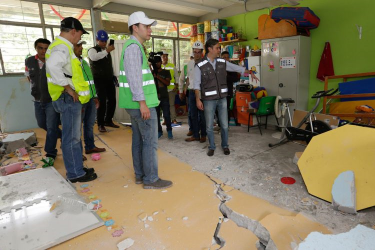 En 80% reconstrucción de escuelas afectadas por sismos