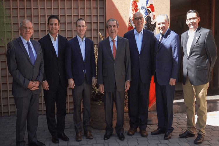 Ricardo Anaya se reúne con expresidentes chilenos
