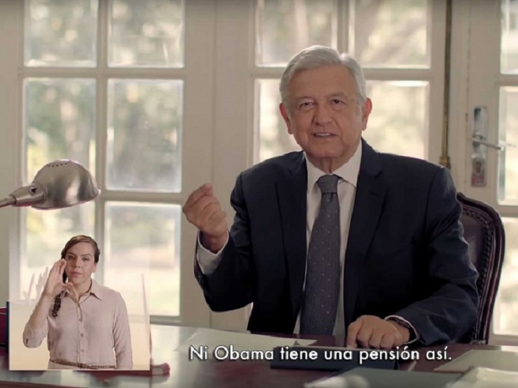 Ni Obama tiene pensión similar a expresidentes de México: AMLO