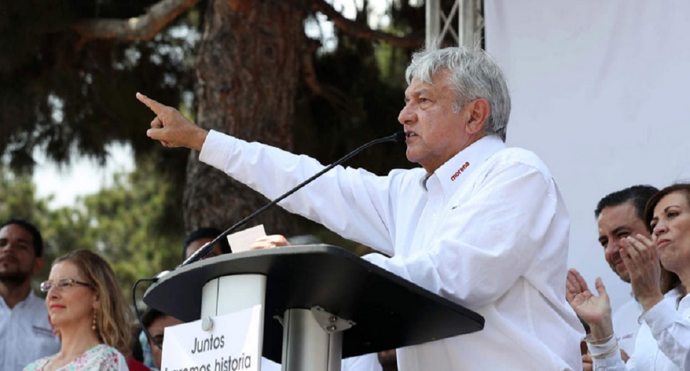 Celebra López Obrador que Peña Nieto haya respondido a Trump