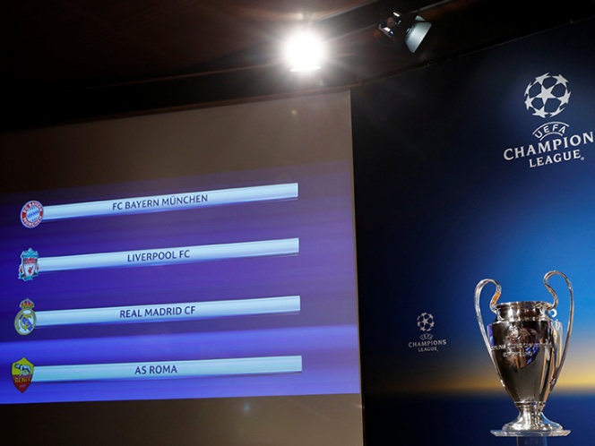 Quedan definidos los partidos de semifinales de la Champions League