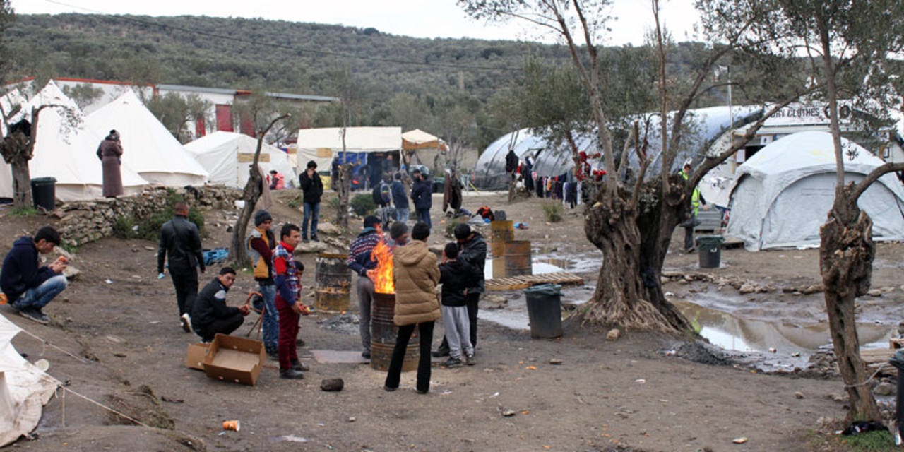 La Isla de Lesbos, sitio de refugio o detención de migrantes en su ruta hacia Europa