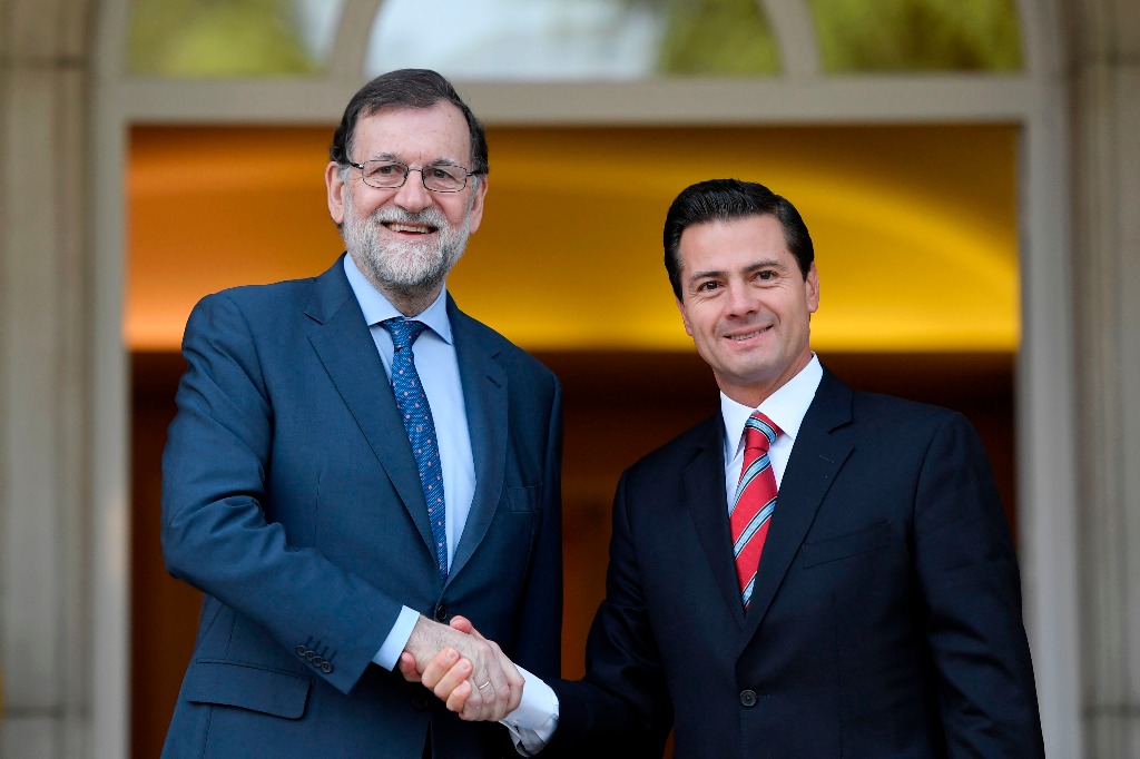 Peña Nieto y Mariano Rajoy revisan relación México-España