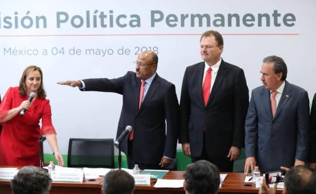 René Juárez toma protesta como líder del PRI; llama a la unidad para llevar a Meade a la Presidencia