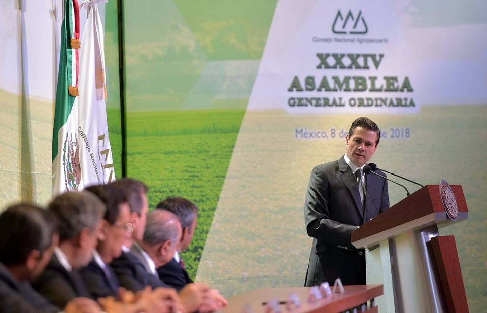 Autosuficiencia alimentaria, una política del pasado: Peña Nieto