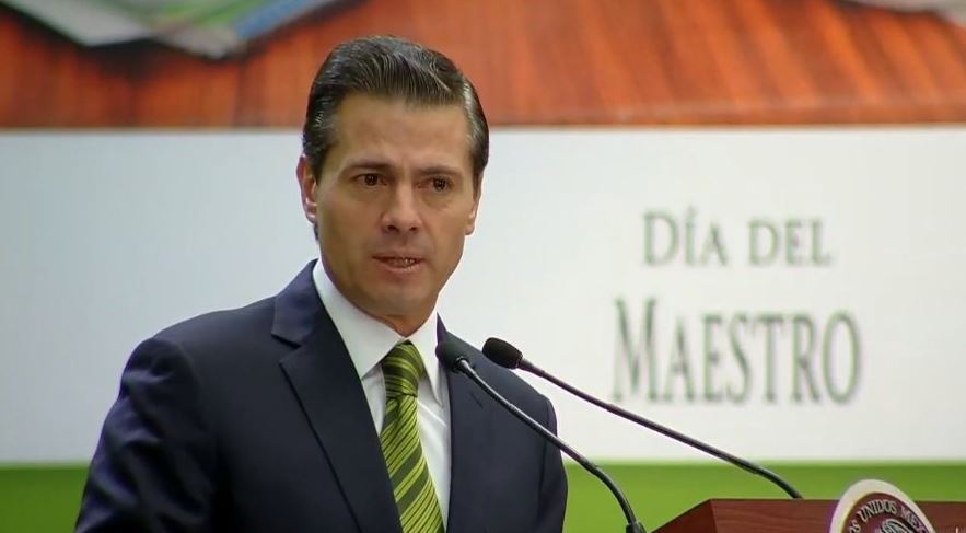 Hay intentos de revertir la reforma educativa, advierte Peña Nieto