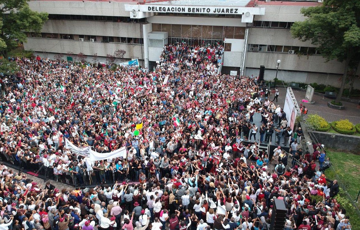 Instala delegación Benito Juárez feria infantil sin permisos para impedir evento de AMLO