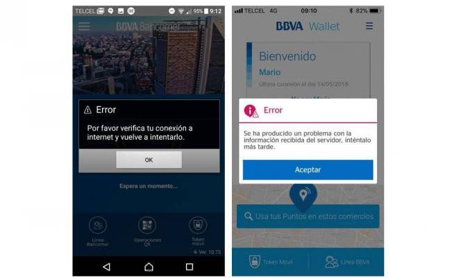 Reportan fallas en App de BBVA Bancomer