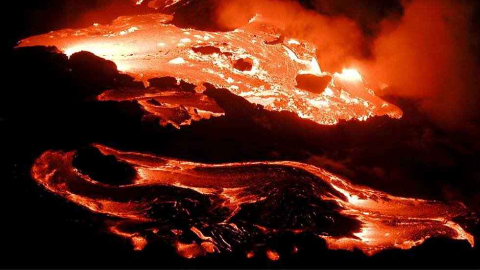 Hace erupción el volcán Kilauea