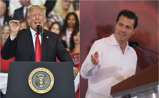 Trump insiste en su muro; Peña Nieto le responde: México no pagará, ni ahora ni nunca