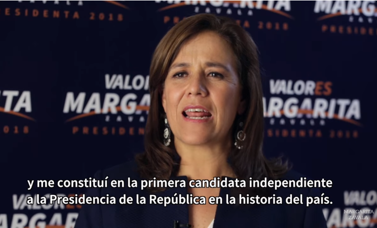 Margarita Zavala presenta su renuncia oficial al INE