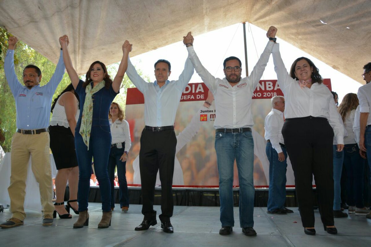 Candidatos del PVEM, Panal y Humanista declinan a favor de Víctor Hugo Romo