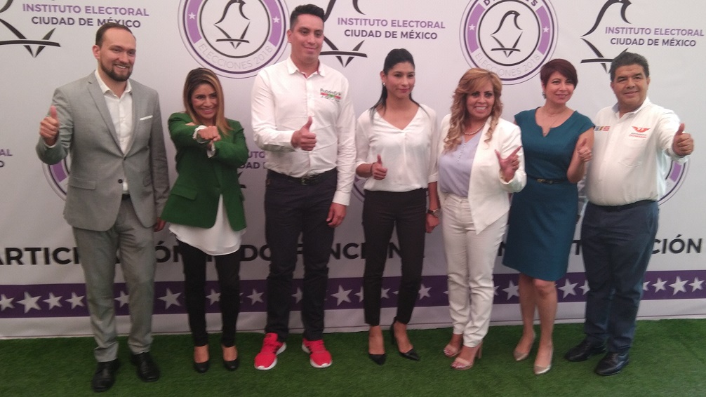 Participó Viky Hernández, candidata sin partido, en debate con aspirantes a la diputación local por el IX distrito de la CDMX