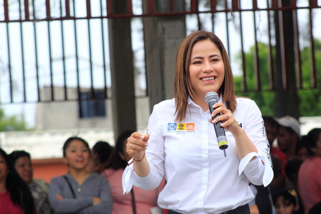Karen Quiroga va por el triunfo en Iztapalapa y así garantizar el triunfo del Frente en la CDMX