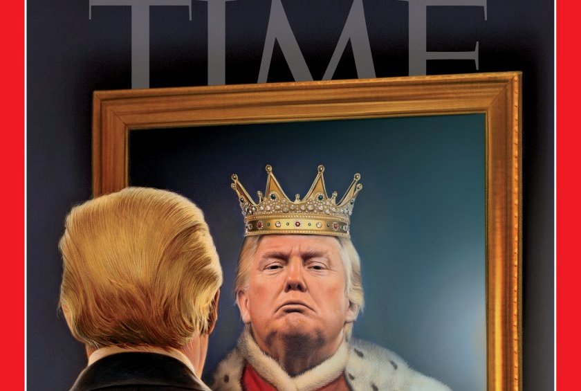 El ‘rey’ Trump protagoniza portada de ‘Time’