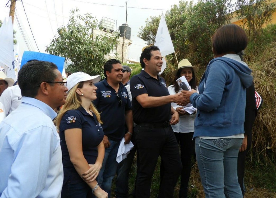 Se suman 400 priistas a la campaña de Vargas del Villar en Huixquilucan