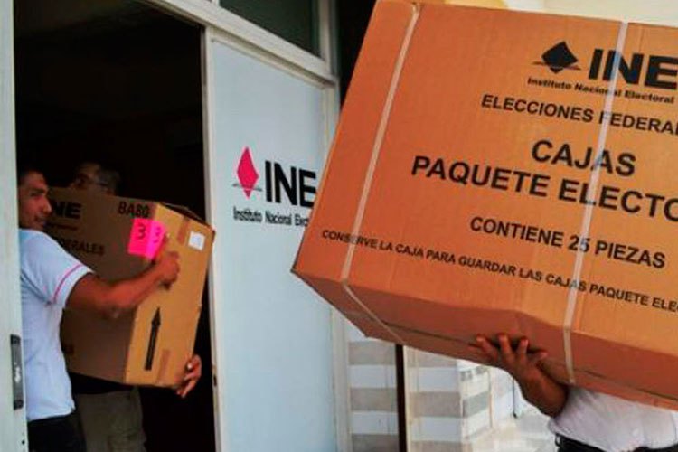 Van 34 paquetes electorales robados en el país