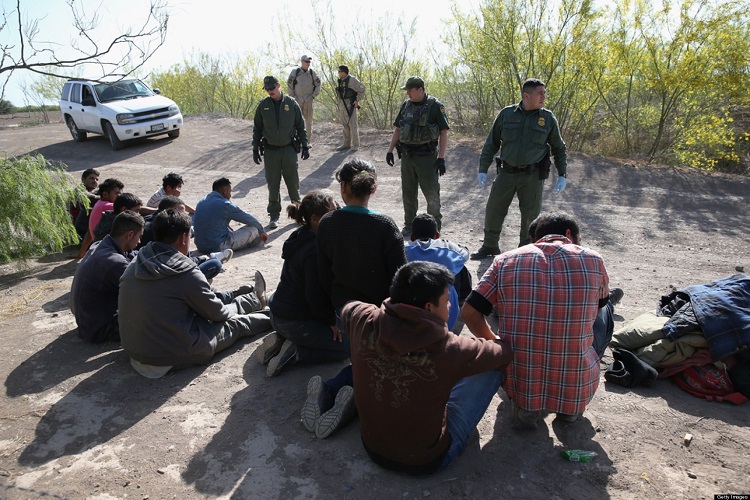 57 indocumentados fueron detenidos en frontera EU-México