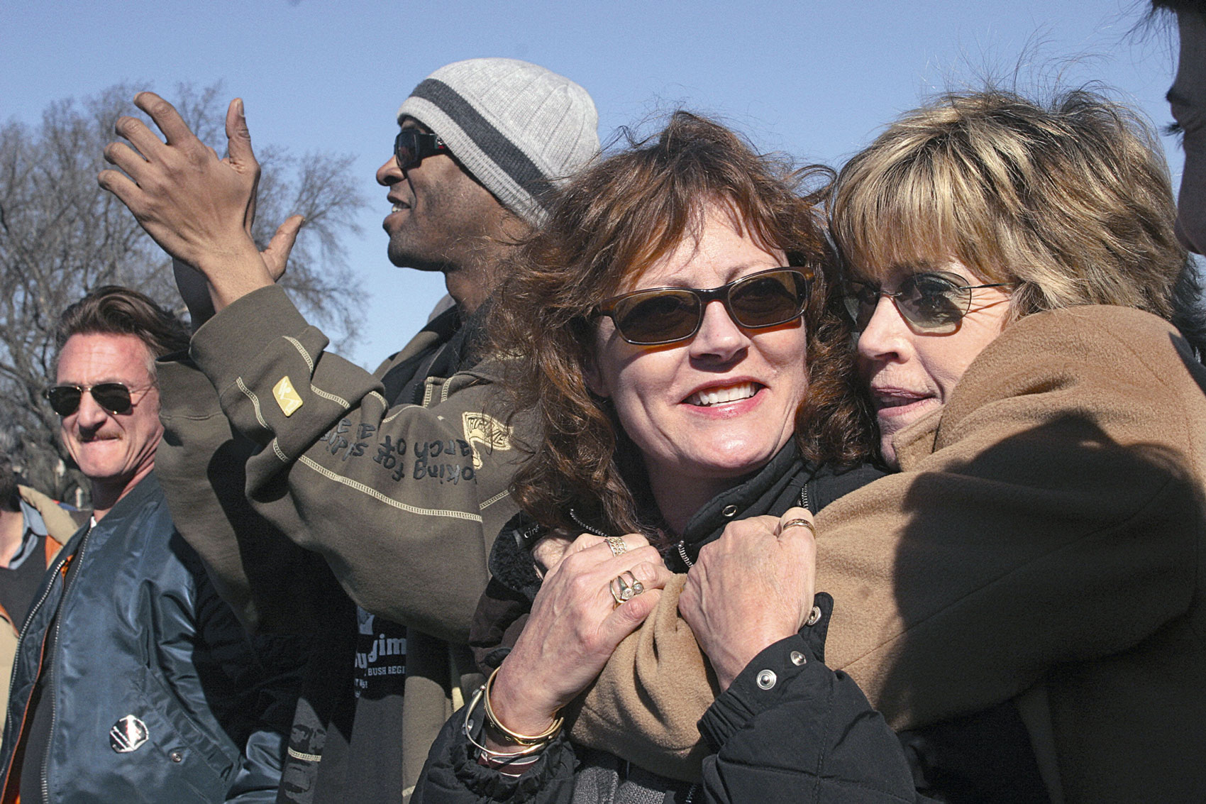 Detienen a la actriz Susan Sarandon en una protesta en contra de la política de tolerancia cero de Trump