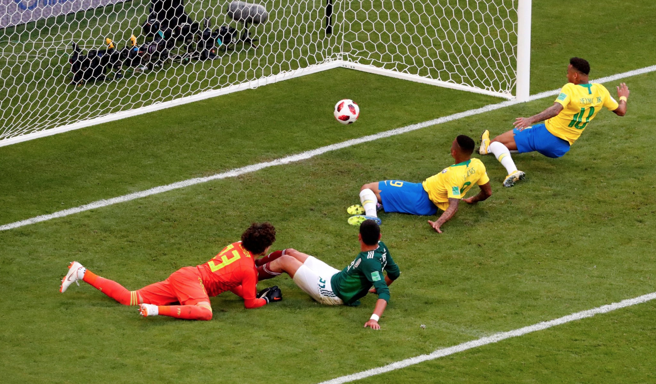 Brasil eliminó a México del Mundial Rusia 2018