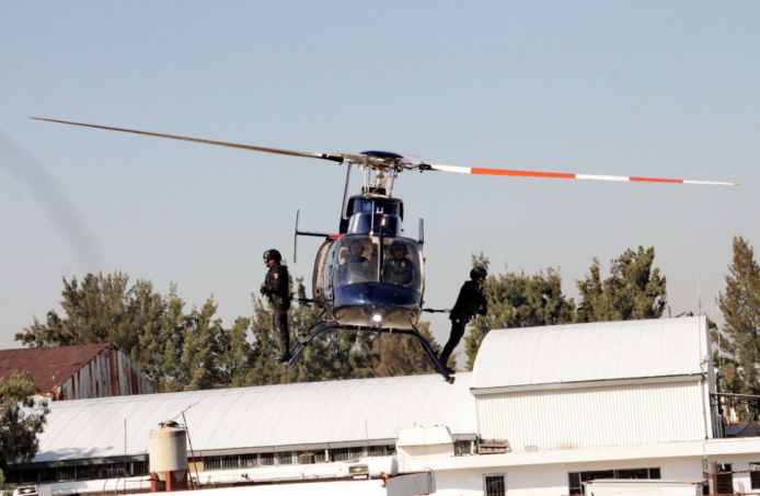 Con helicópteros, buscan combatir la inseguridad en la CDMX