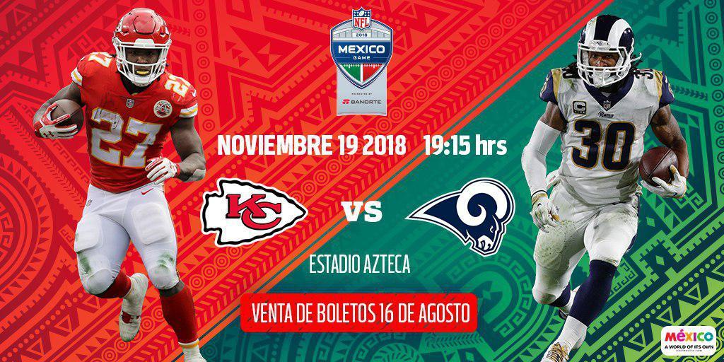 Ya hay fecha y precios de boletos para juego de la NFL en México