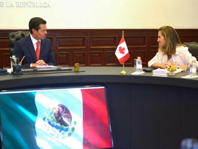 Peña Nieto enfatiza la importancia de continuar con la renegociación del TLCAN