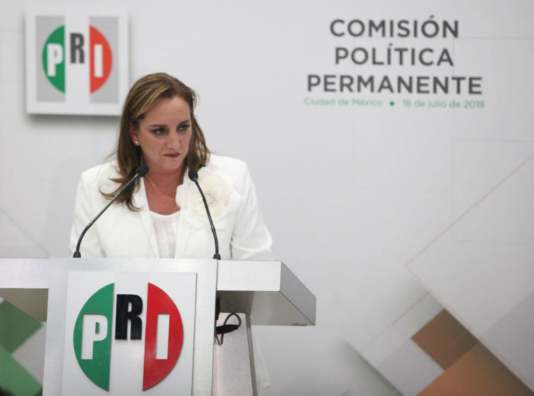 No tengo miedo a ser oposición, dice Ruiz Massieu tras asumir presidencia del PRI