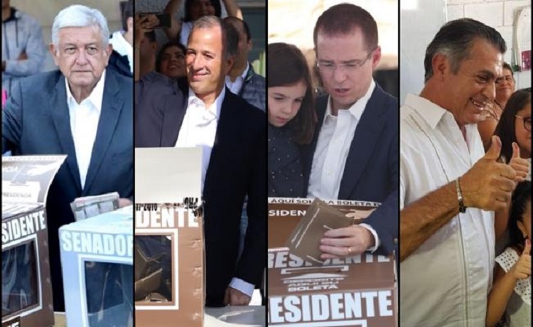 Candidatos presidenciales votan en CDMX, Querétaro y NL