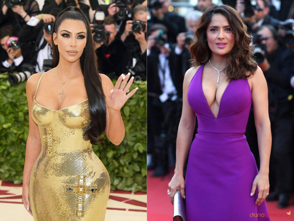 Salma Hayek, inspiración de la sensual imagen de Kim Kardashian