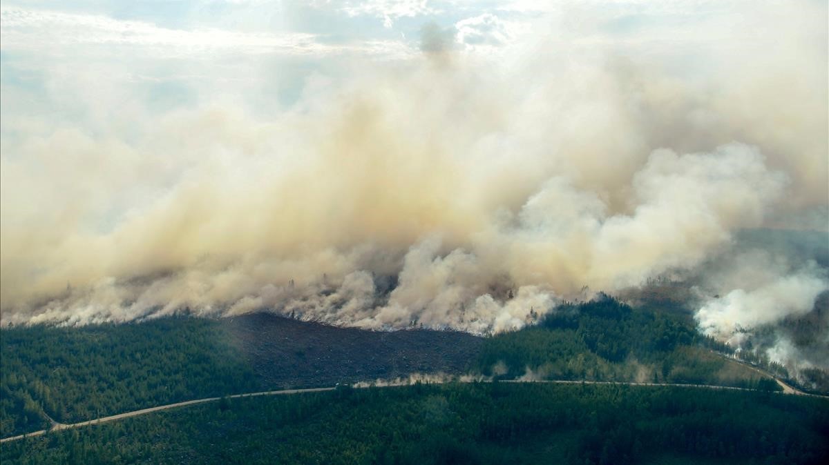 Los incendios en Europa alcanzan el Círculo Polar Ártico