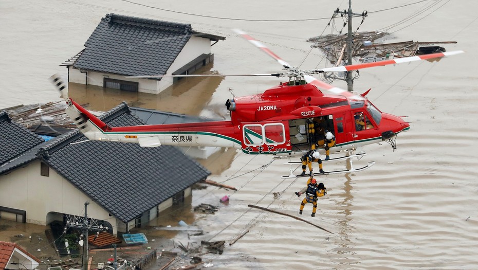 Catástrofe en Japón tras inundaciones deja 112 muertos y 80 desaparecidos